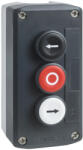 Schneider Electric Schneider XALD334 Harmony XALD tokozott nyomógomb, 1 fehér-1 piros-1 fekete, 2NO+1NC, jobb és bal nyíl (XALD334)