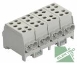 POLLMANN Elektrotech Pollmann 2080431 HLAK 35-4/8 GR-S Elosztóblokk 4P sínre 4xsz 8x35mm2/ 8x25mm2 # (2080431)