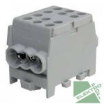 POLLMANN Elektrotech Pollmann 2080178 HLAK 35-1/4 M2 SZÜRKE Elosztóblokk 1P sínre szürke 2x35mm2/ 4x25mm2 (2080178)