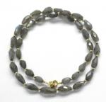  Colier Labradorit Picatura Fatetata - 7-12 x 5-5 mm - Accesorii GF