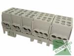POLLMANN Elektrotech Pollmann 2080524 HLAK 25-5/14 GR-S Elosztóblokk 5P sínre 5xsz 10x25mm2/ 14x16mm2 (2080524)