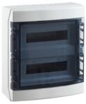 Ide Electric S. L IDE CDN36PT2F/RR Kiselosztó ECOLOGY 2/36 szürke fali műanyag IP65 PE+N átlátszó ajtó ÚJ (CDN36PT2F/RR)