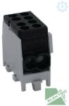 POLLMANN Elektrotech Pollmann 2080140 HLAK 25 1/2 M2 FEKETE Elosztóblokk 1P sínre fekete 2x25mm2/ 2x16mm2 (2080140)
