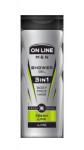 On Line Gel de duș 3 în 1 - On Line Men Fresh Lime Shower Gel 400 ml