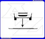 PEUGEOT PARTNER 2 2008.04-2012.03 /B9/ Első lökhárító alatti spoiler (koptató) P23U125-4