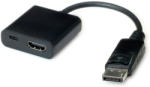 Valueline HDMI DisplayPort 1.2/1.2a Convertor Negru 15cm 12.99. 3145-10 (12.99.3145-10)