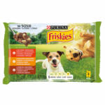 Friskies Dog 4x85g Adult szószos Alutasakos kutyaeledel 2383 - tenyesztoitap