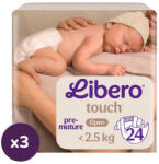 Libero Touch pelenka, Koraszülött 0, 1-2, 5 kg, 72 db