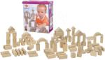 Eichhorn Cuburi din lemn Natural Wooden Blocks Eichhorn în prelucrarea naturală 100 buc de la 12 luni dimensiunea 25 mm (EH10141)