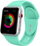 iKi Apple Watch 46mm / 45mm / 44mm / Ultra 49mm Sport szilikon szíj - menta