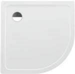 Laufen PLATINA Zuhanytálca - zajcsökkentő alátéttel, Fehér/csúszásgátló 100X100 - H2150096000401 (H2150096000401)