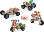 Eichhorn Fa építőjáték négykerekű Constructor Quad Eichhorn 4 modell (négykerekű, bringa, minibuggy, motorkerékpár) 110 darabos 4 évtől (EH39028)