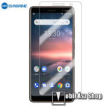 SUNSHINE Hydrogel TPU képernyővédő fólia - Ultra Clear, ÖNREGENERÁLÓ! - 1db, a teljes képernyőt védi - NOKIA 7 plus (2018)
