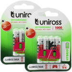 Uniross Acumulatori AAA R3 1000mAh UNIROSS (UH4AAA1000) Baterie reincarcabila