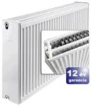 Cal. Warm. radiátor 33K(DKEK) 600/1000 acéllemez lapradiátor + tartó - szett 2514W 75/65/20