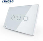 Livolo Panou intrerupator tactil TRIPLU Livolo standard italian (BB-C9-C3-12)
