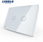 Livolo Panou intrerupator tactil DUBLU Livolo standard italian (VL-P902-3W)