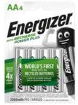 Energizer Tölthető elem, AA ceruza, 4x2000 mAh, "Power Plus" (ENERGIZER_E300626700) (ENERGIZER_E300626700)