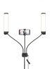  Lampa profesionala LED AL-45X 224 LED cu trei brate flexibile si temperatura de culoare 3200-5600K (10968)