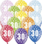 PartyDeco S. r. o Lufi, nagy csomag, évszámos (30), metál, 50 db/cs/vegyes színekben