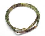  Colier Safir Verde si Maro Disc Fatetat - 1, 2 -2 x 3, 4-4 mm - Accesorii GF