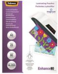 Fellowes Meleglamináló fólia, 80 mikron, A3, fényes, 25 db, FELLOWES (IFW53964) (5396403)