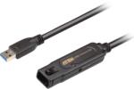 ATEN UE3315-AT-G USB-A 3.1 (apa - anya) kábel 15m - Fekete (UE3315-AT-G)
