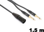 PD CONNEX CX56-1, 5 sztereo jelkábel (XLR papa - 2×6, 3 mm Jack) - (1, 5 m)