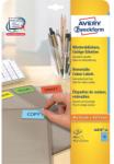 AVERY L6039-20 45, 7x21, 2mm visszaszedhető 960db-os kék etikett (L6039-20) - bestbyte