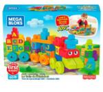 Mega Bloks Set de jocuri Mega Bloks, tren cu litere ABC, alfabet englez, Mega Bloks, 175063 (175063)