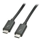 Lindy Cablu Thunderbolt 3 T-T 40Gbs 0.5m Negru, Lindy L41555 (L41555)