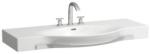 Laufen PALACE Ráépíthető mosdó, törölközőtartóval egy csaplyuk, vágatható mindkét oldalon , Fehér H8127040001471 (H8127040001471)