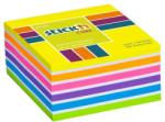 STICK N Öntapadó jegyzettömb STICK`N 76x76mm neon sárga mix 400 lap (21539) - tonerpiac