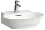 Laufen THE NEW CLASSIC Kézmosó, alsó felülete csiszolt egy csaplyuk, középen , Fehér LCC bevonattal H8168524001041 (H8168524001041)