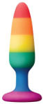 NS Novelties Dop Anal Multicolor Colours - Pride Edition Small, 11 Cm