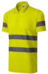 RIMECK HV Runway tricou polo reflectorizant de siguranță, galben fluorescent