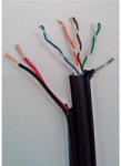 Teletronic Cablu FTP cu sufa CAT5E 24AWG + alimentare 2x0.75 rola 305m (cftpcat5e24awga2x075sufa)