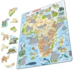Larsen Puzzle Larsen - Africa (in French), 63 piese (59466) (Larsen-A22-FR) Puzzle