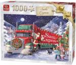 King Puzzle King - Santa Express Christmas, 1.000 piese (05618) (King-Puzzle-05618) Puzzle