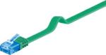 Goobay Cablu de retea RJ45 CAT 6A flat UTP 3m Verde, Goobay 96330 (G96330)