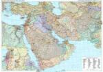 Gizi Map Közel-Kelet falitérkép Gizi Map 1: 4 000 000 125 x 88 cm
