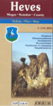 Nyír-Karta Heves megye - vármegye térkép Nyír-Karta 1: 150 000