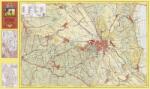 HM Soproni-hegység térkép antik, faximile 1931 HM 1: 25 000 105x61