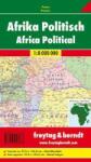 Freytag & Berndt Afrika politikai-domborzati térkép fémléces, műanyaghengerben, 1: 8 000 000 Freytag térkép AFR B