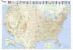 Michelin Fóliázott úthálózatos USA falitérkép Michelin 1: 3 450 000 144x100