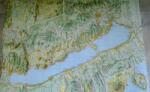 Cartographia Balaton falitérkép fóliás Cartographia hajtott térképből laminálva 1: 90 000 96 x 67 cm