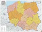 Freytag & Berndt Lengyelország postai irányítószámos térkép műanyaghengerben térkép 1: 700 000 térkép (95 x 112 cm) Freytag térkép PLK PL P