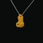  Pandantiv Elefant din os - 17 x 29 x 6 mm - 1 Buc