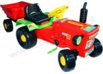 BJ PLASTIC Tractor cu remorca WILLY BJ PLASTIC - red (carubebe_700-red)