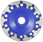 VERKE betoncsiszoló gyémánt tárcsa gyémánttárcsa csiszolókorong 125x22, 2mm T-alakú V44206 (V44206)